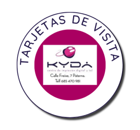 Servicios de tarjetas de visita